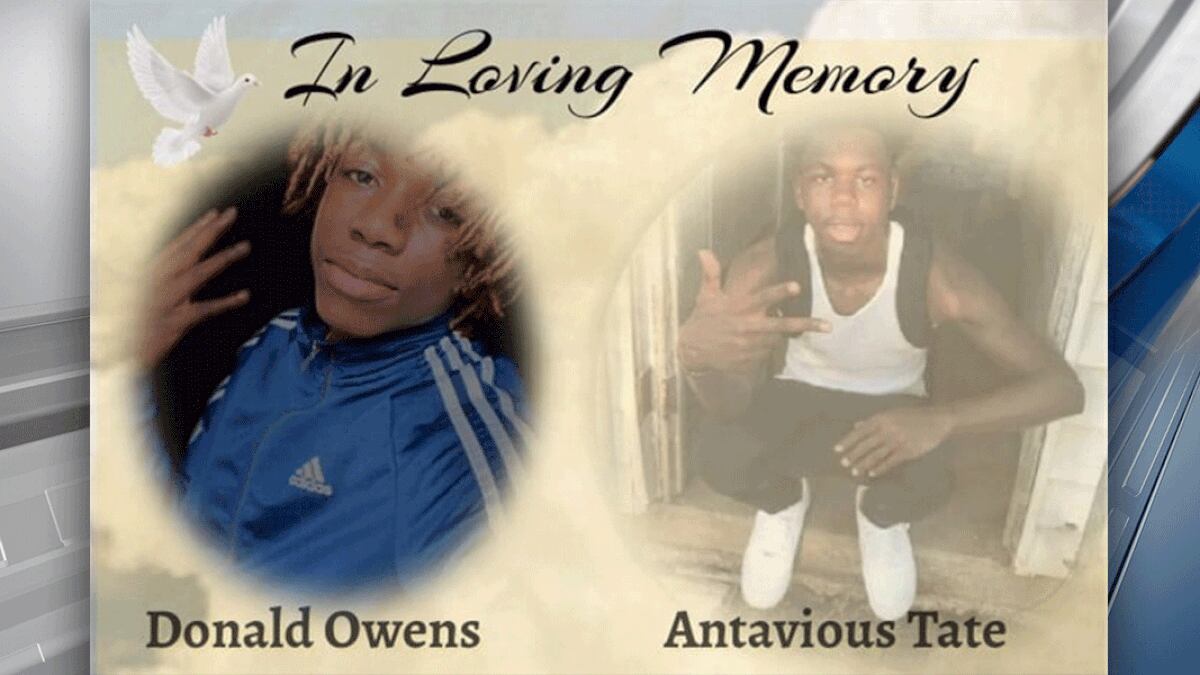 The two teen boys drowned in a creek in Claiborne Parish on Sunday, May 16, 2021.