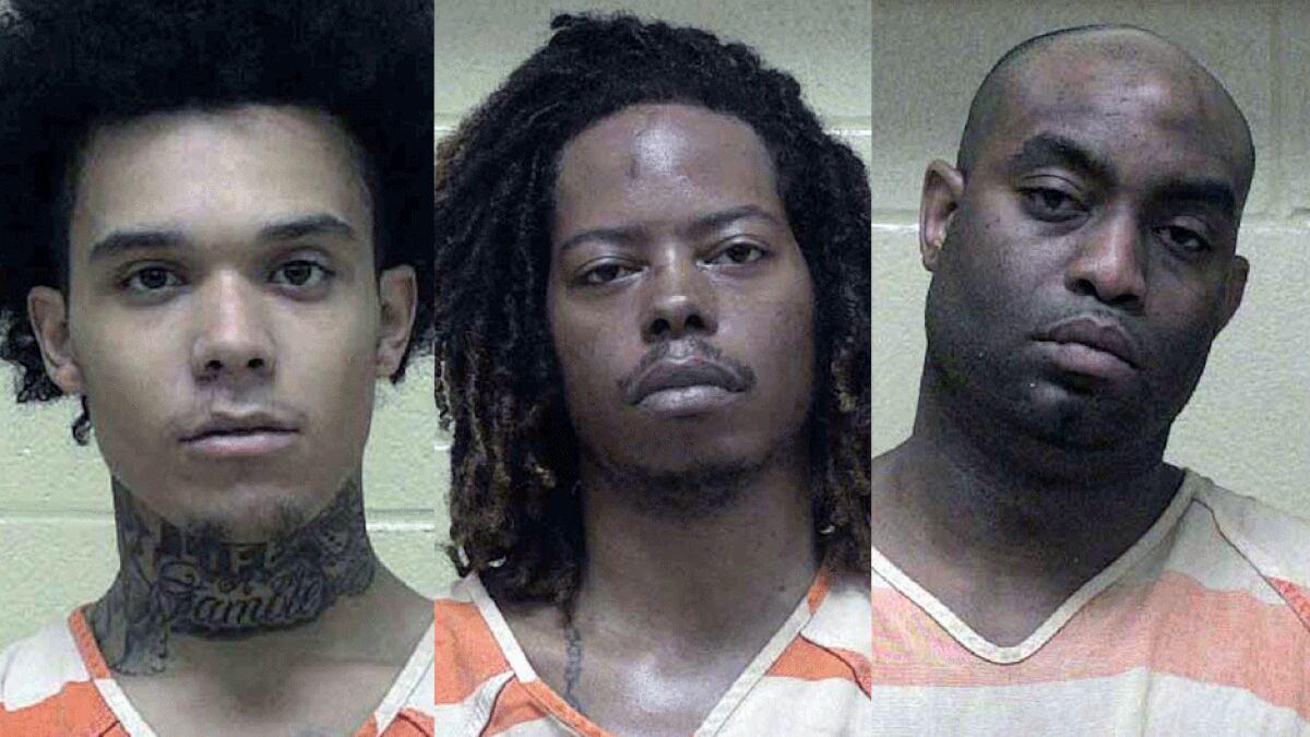 Three men arrested for allegedly burglarizing cars in two Bossier