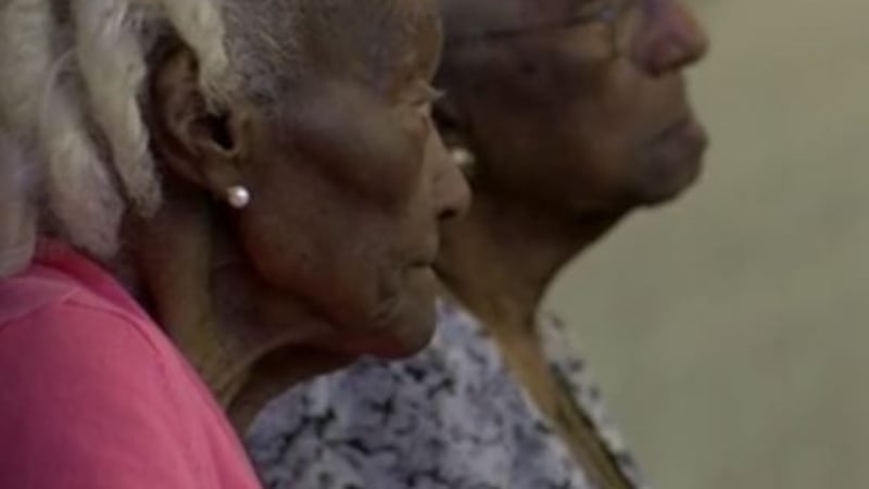 Morning Star Baptist Church helped Clara Moore (left) and Willie Mae Batiste (right) celebrate...
