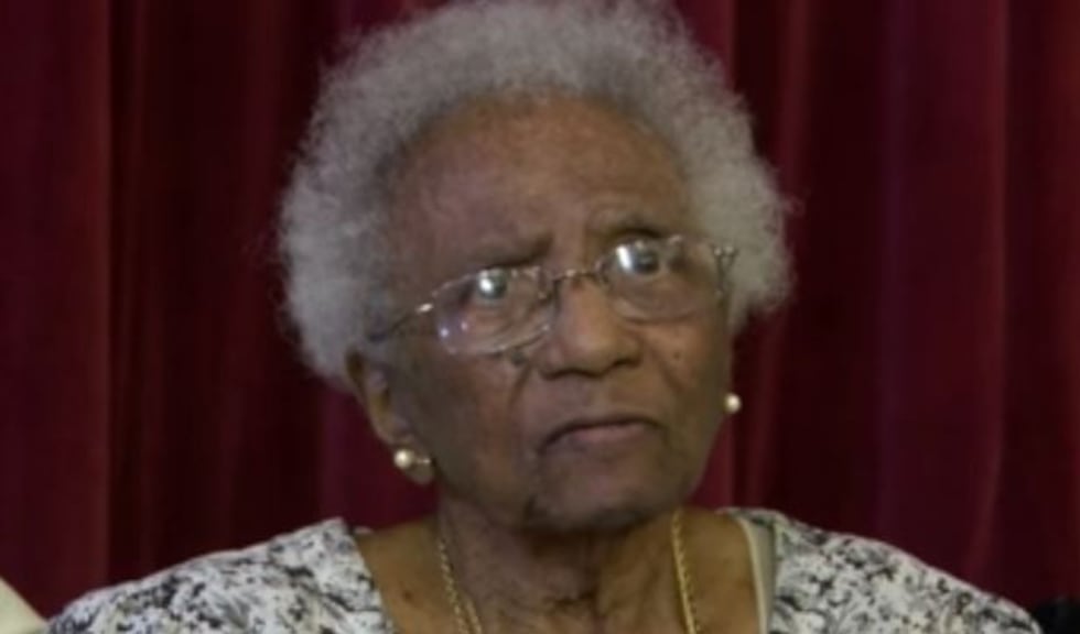 "Love each other and just be sweet with each other," Willie Mae Batiste,100, suggests....