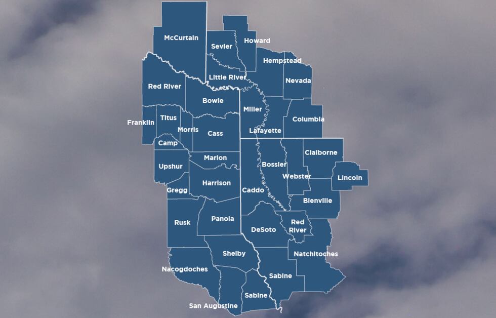 Arklatex Map