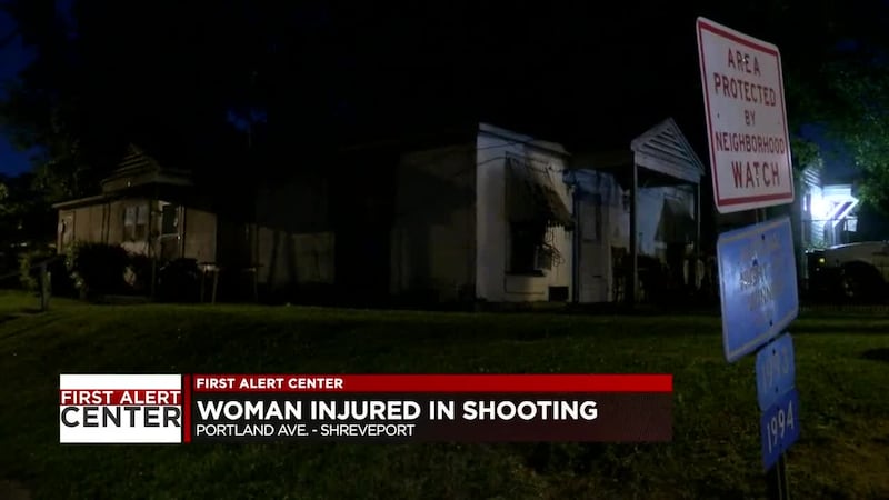 Woman injured in Portland Avenue shooting in Shreveport