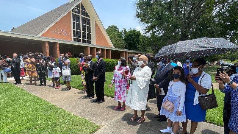 A historical marker unveiled June 13, 2021, cements St. Rest Baptist's place in civil rights...