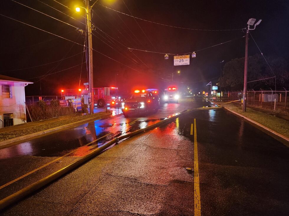 Fire on Milam Street