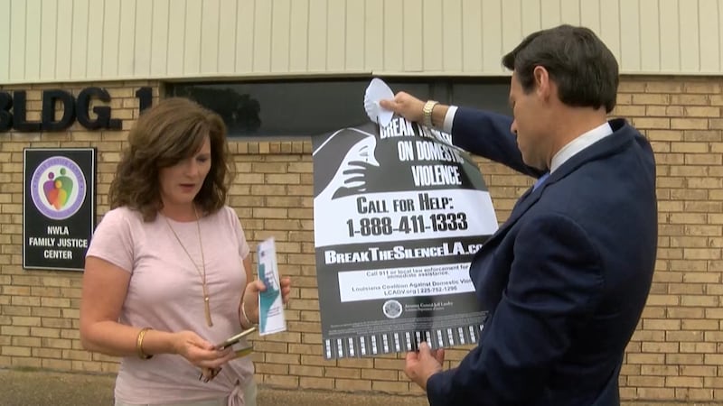 Jeri Bowen, the executive director of the NWLA Family Justice Center in Bossier City shares...