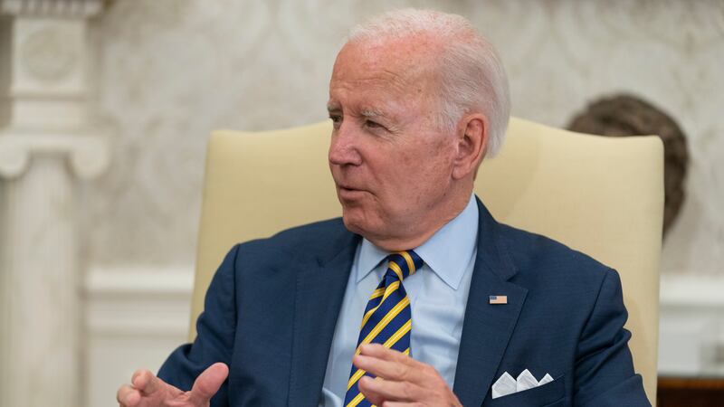 President Joe Biden talked about the DISCLOSE Act - or Democracy Is Strengthened by Casting...