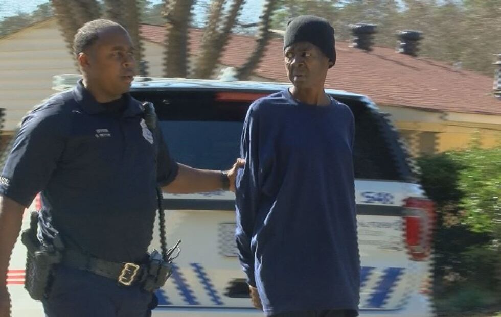 At least one person was detained at the scene of the incident. It is unclear is that person...