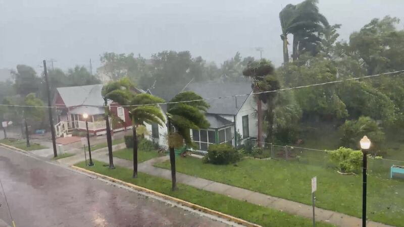 Hurricane force winds put lives and property at risk up and down Florida's Gulf Coast.