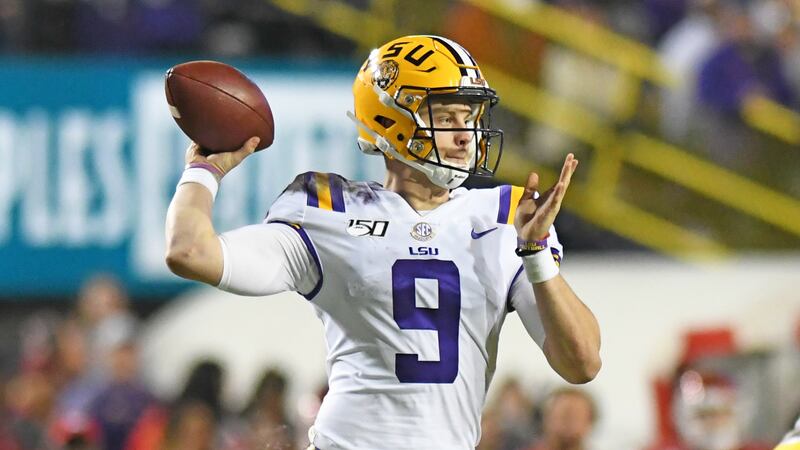 LSU Quarterback Joe Burrow (No. 9)