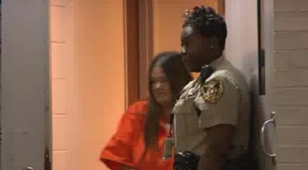 Tina Vanmoerkeque, charged with 1st degree murder