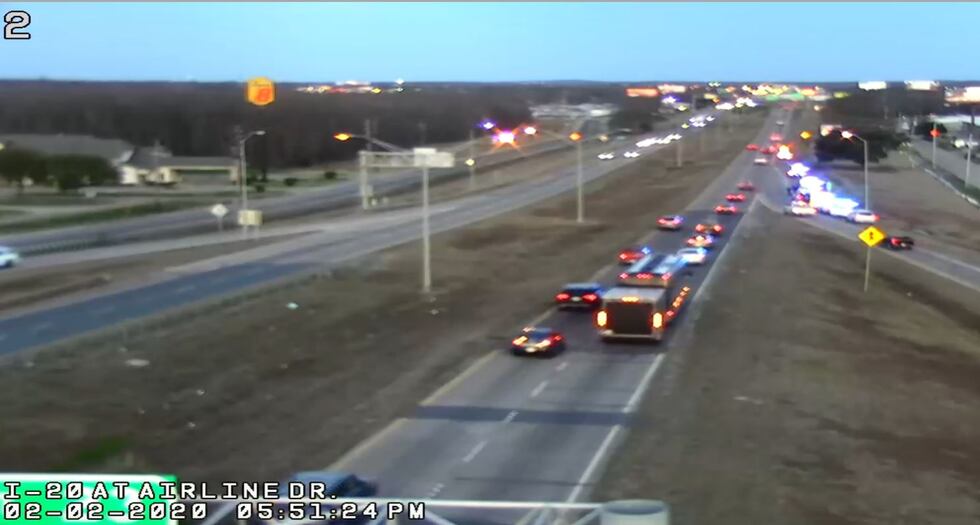 Authorities got the stolen ambulance stopped at 5:48 p.m. Feb. 2 on eastbound I-20 between...
