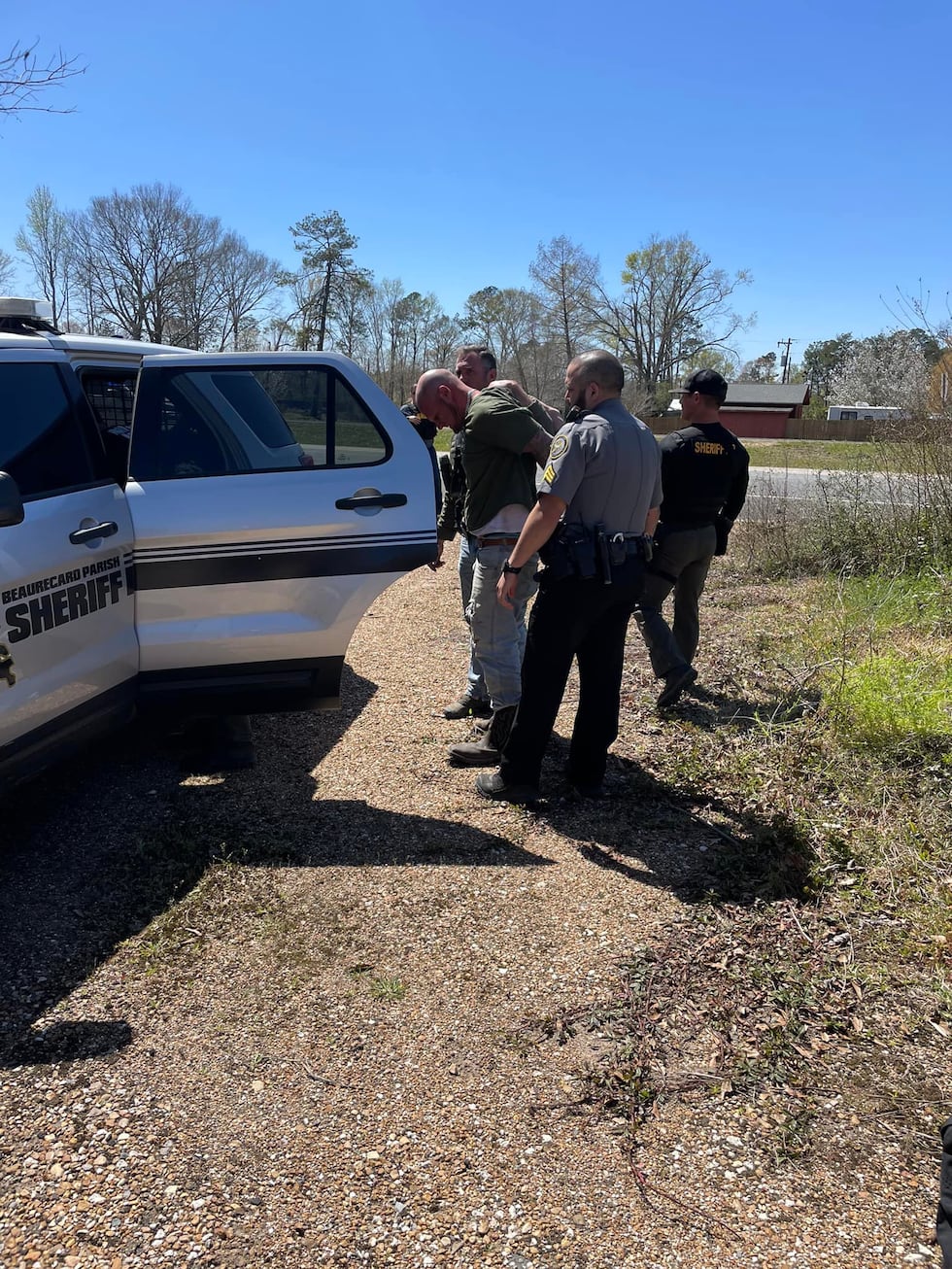 Charles Spraberry was taken into custody in Beauregard Parish on Friday, March 25, 2022.