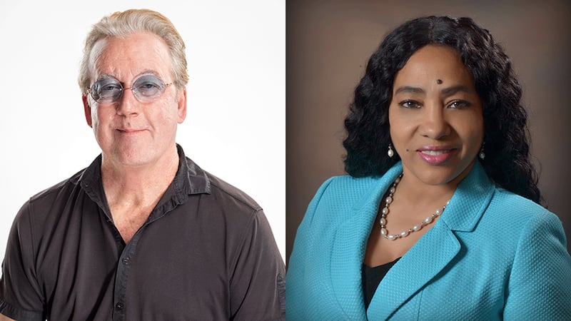 Gary Brooks (left) and Mavice Thigpen (right) appear to be headed to a runoff election, to be...