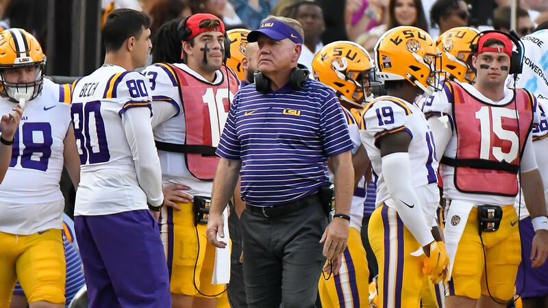 LSU head coach Brian Kelly
