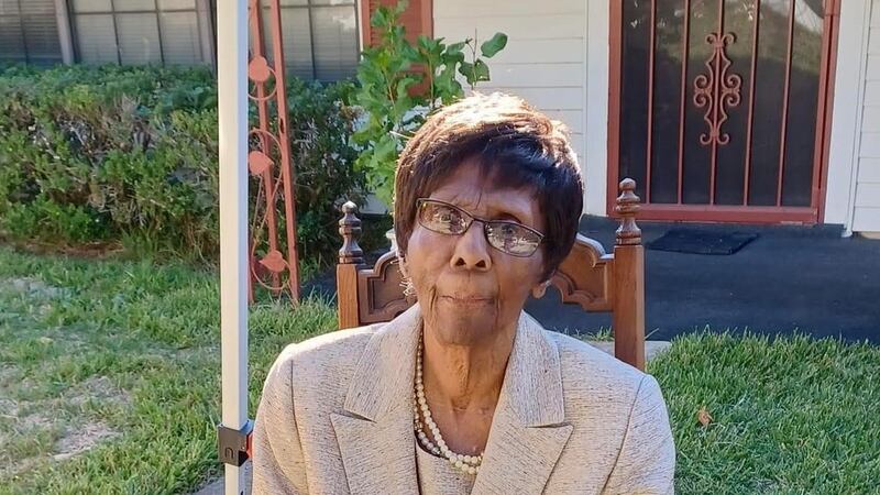 Melvinia Lilly celebrates her 100th birthday Friday, Sept. 29, 2023.