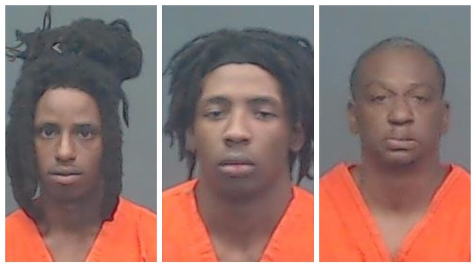 ARRESTED: Marcell Beaver (from left), 19, one count of possession of marijuana; Nathan Moore,...