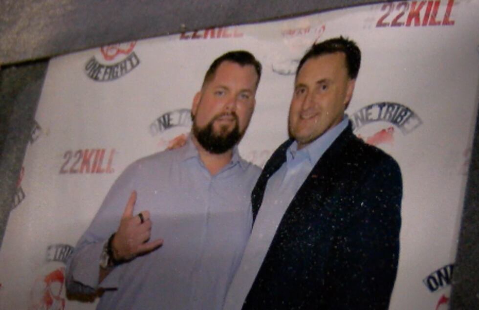 22Kill founder Jacob Schick with good friend Shayne McGinty.
