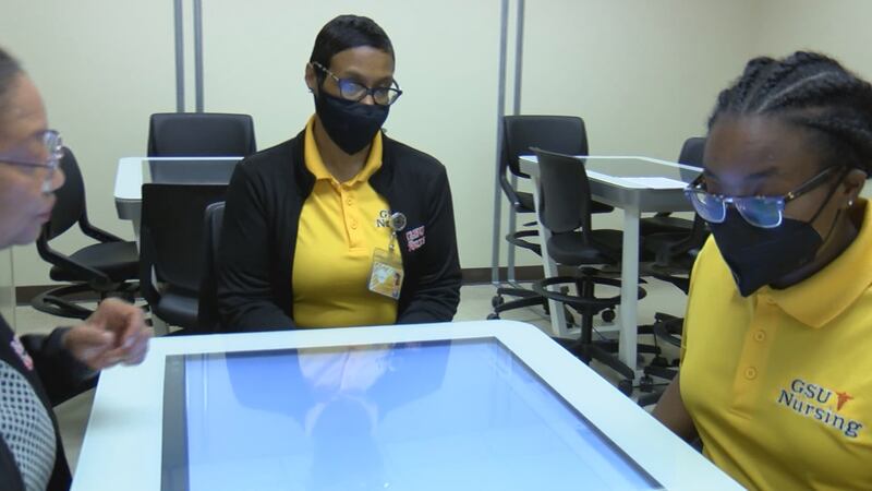 Grambling State University nursing students