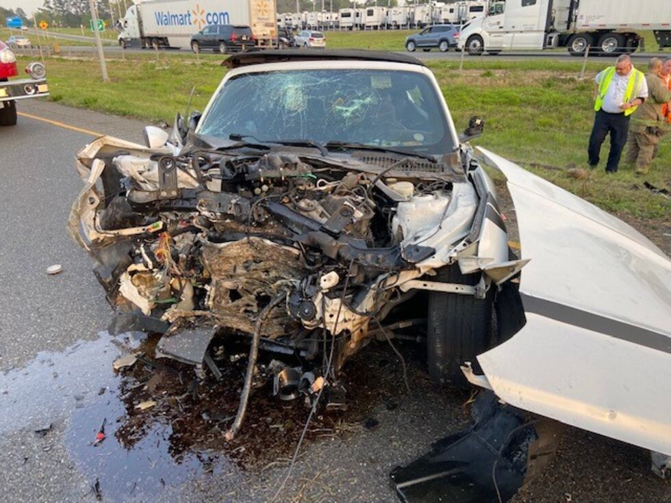 Two people are dead and three more are injured following a two-vehicle wreck the evening March...