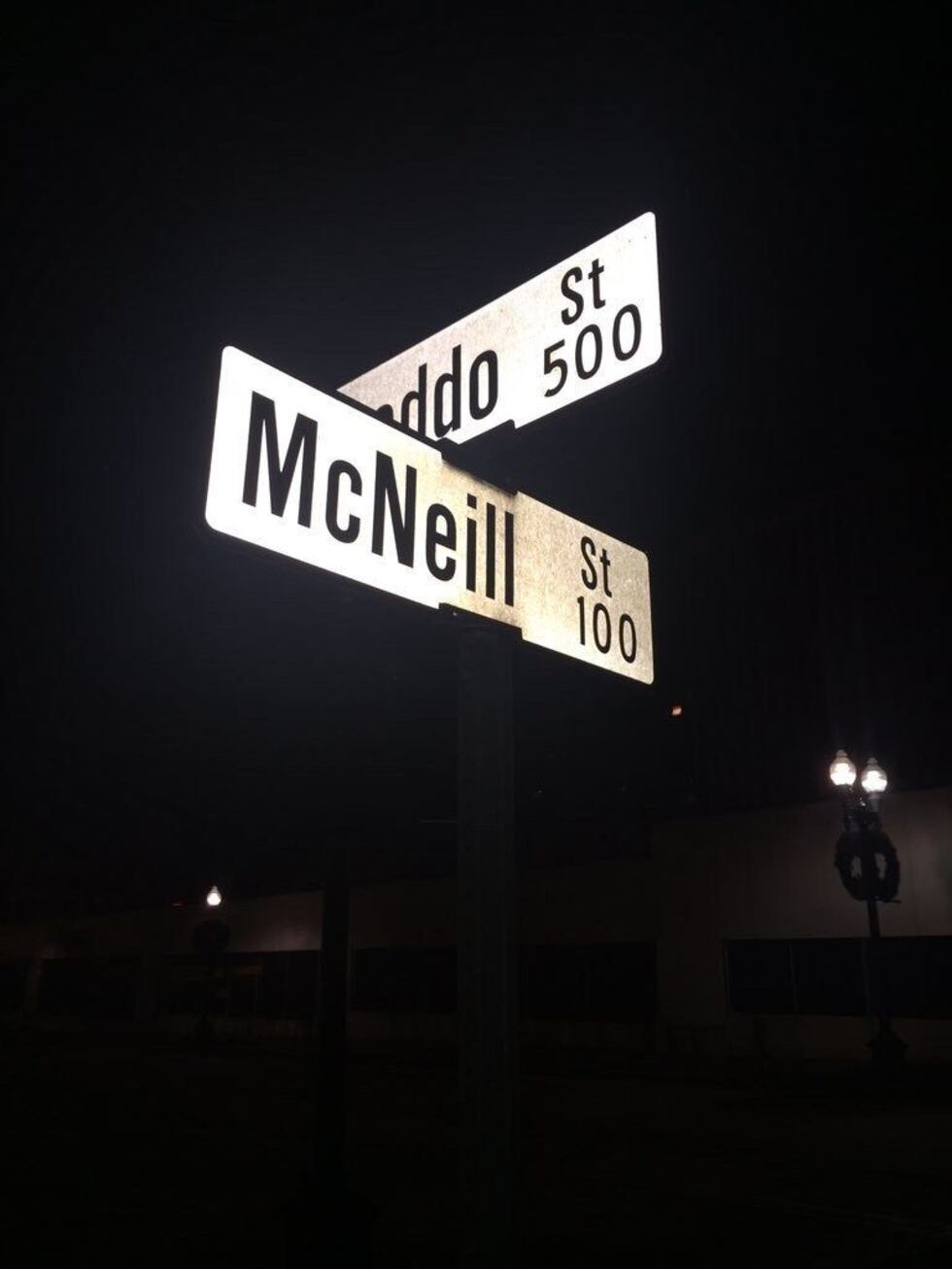 A man died after allegedly being stabbed by a security guard at the intersection of Caddo and...