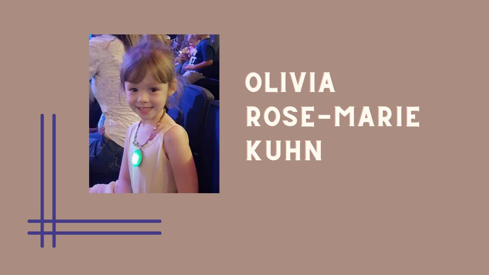 Olivia Rose-Marie Kuhn died Dec. 3 from injuries sustained in a house fire in Leesville on the...