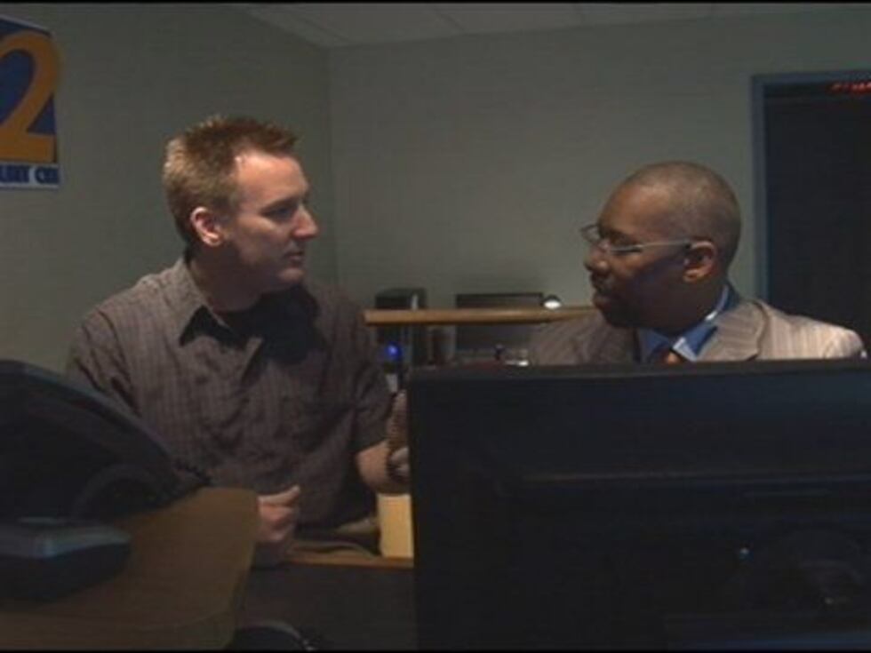 Assoc. Pastor Derek Joyce( First United Methodist Church) and Pastor Tony Lewis (Pineville B.C.)