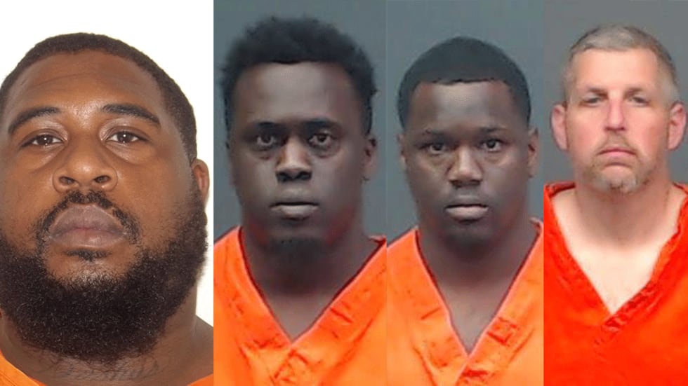 From left to right: Deablo Deshon Lewis, DOB: 6/26/1990; Michael Darnell Peacock, DOB:...