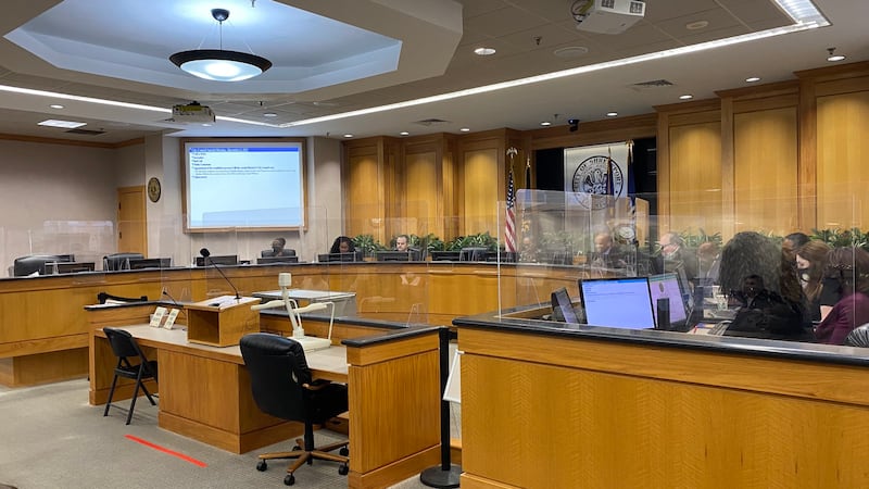 The Shreveport City Council met Monday, Dec. 6, 2021 to select someone to fill the District E...