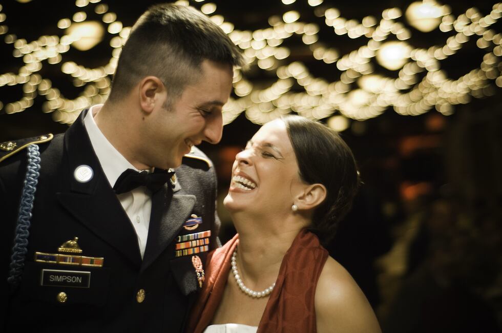 Krista Simpson and Staff Sergeant Michael Simpson, who was killed in action in 2013.