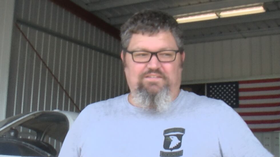 Pilot Glen Kinsey said he hit a deer on the runway at Shreveport's Downtown Airport while...
