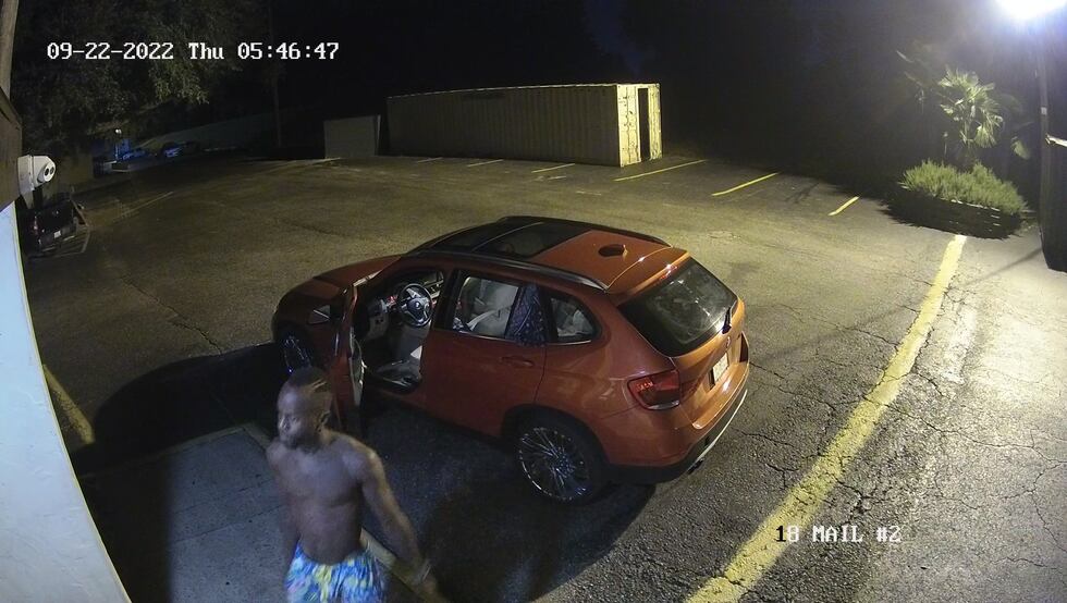 Caddo-Shreveport Crime Stoppers says these images from surveillance video show thefts from...