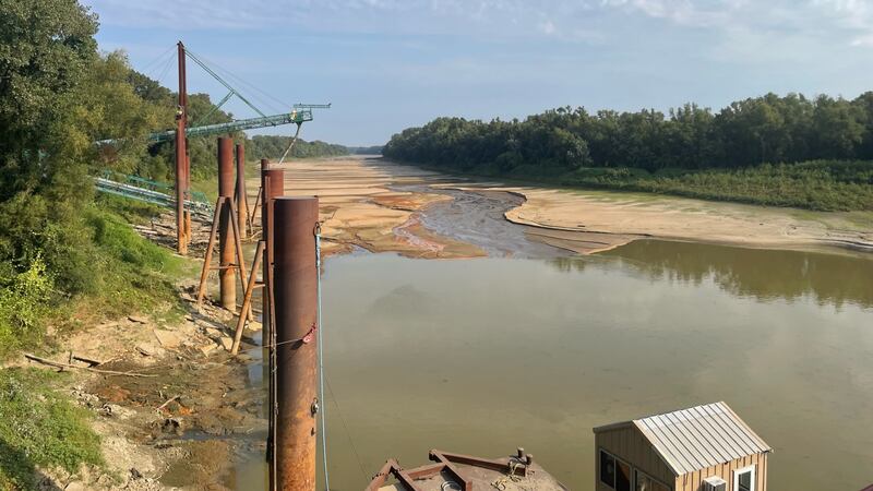 The Mississippi River water level has seen a significant and consistent drop due to the recent...