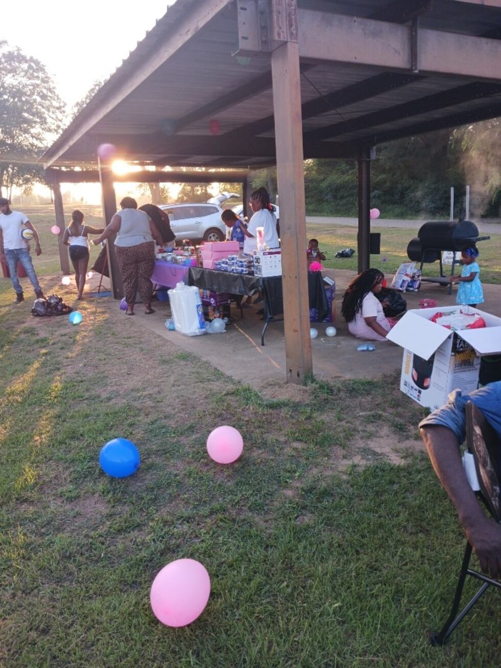 A balloon release was held for Zi’Ariel Robinson-Oliver, 9, A’Miyah Hughes, 8, and Te’Mari...