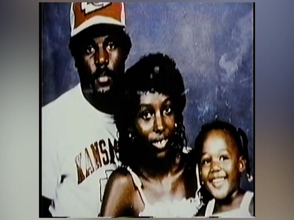 Joe Delaney and his family
