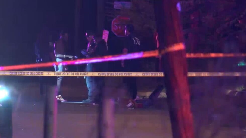 The shooting happened just after 9:44 p.m.