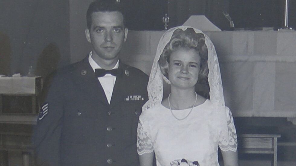 Kevin & Amy Clifford on their wedding day, July 6, 1968/Source: Clifford Family