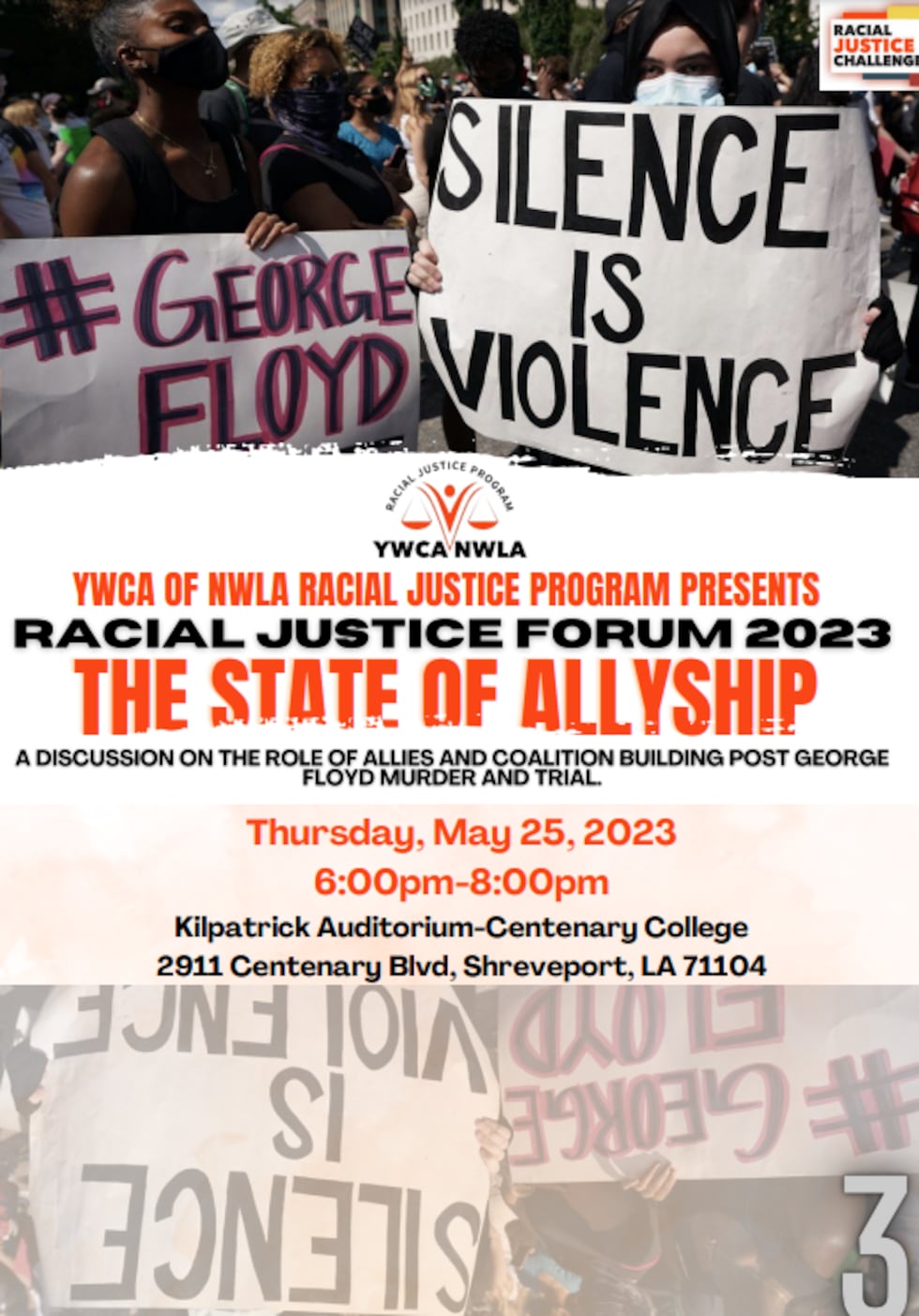 The theme was “A Discussion on Allies and Coalition Building Post George Floyd Murder and Trial.”