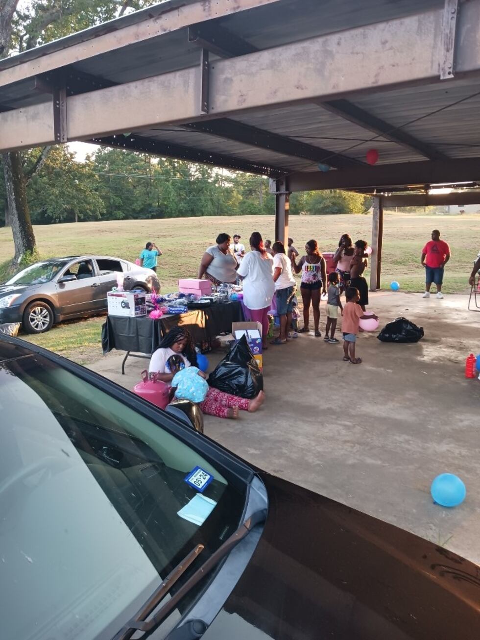 A balloon release was held for Zi’Ariel Robinson-Oliver, 9, A’Miyah Hughes, 8, and Te’Mari...