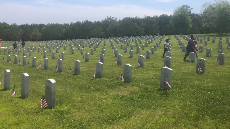 The Northwest Louisiana Veterans Cemetery in Keithville, La.