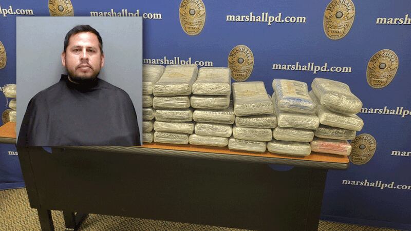 Ariel Martinez, 34, was arrested May 28, 2023 during a cocaine bust in Marshall, Texas.